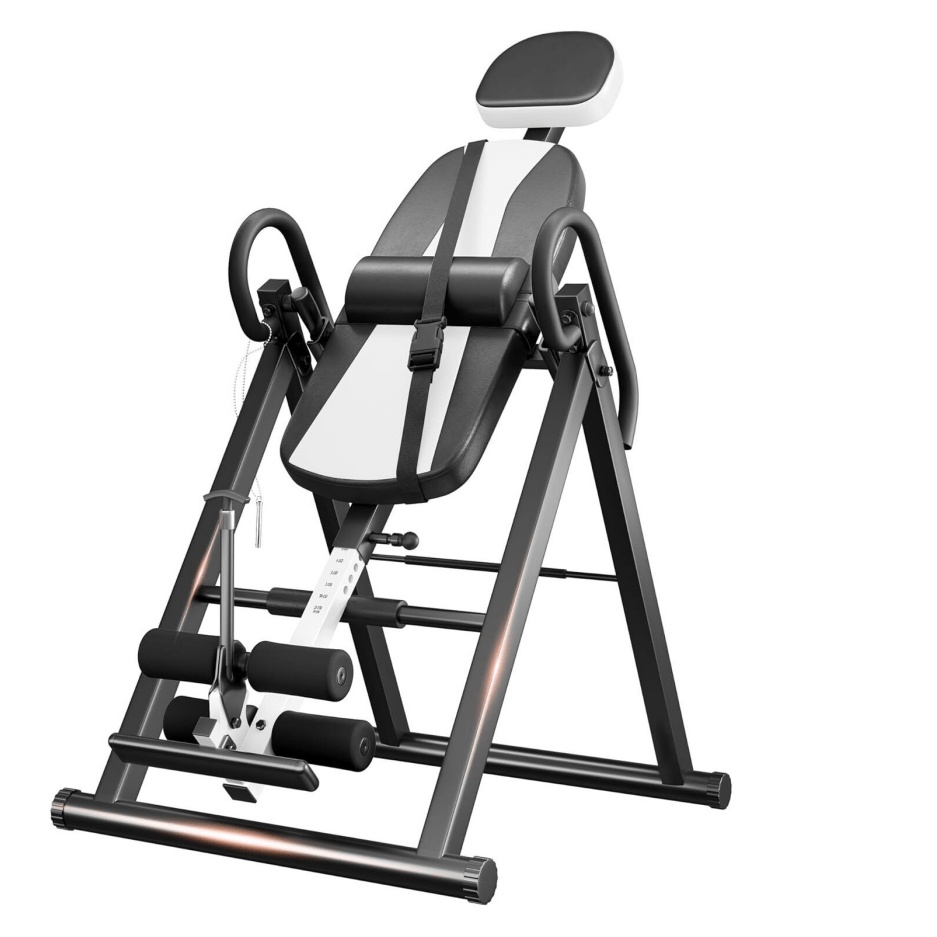 1pc Stainless Steel Gravity Inversion Table, Foldable