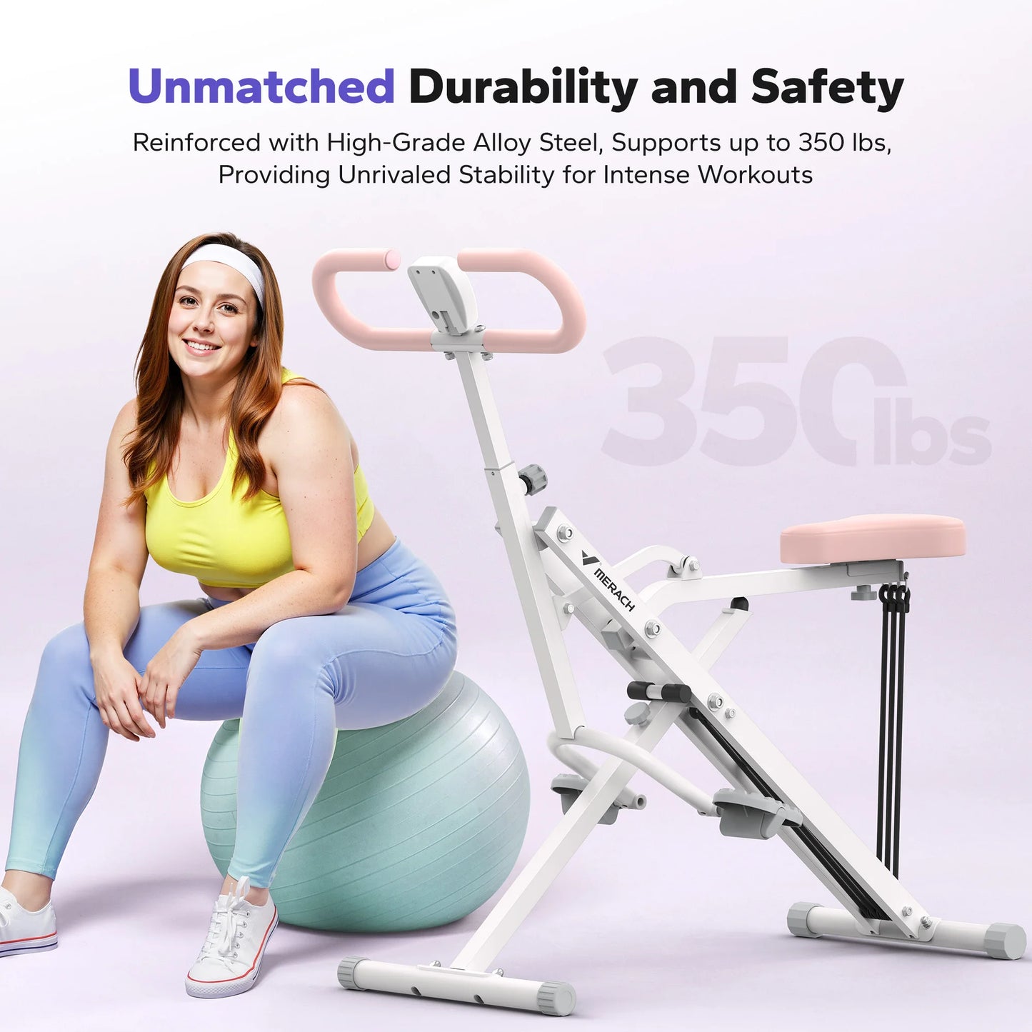 Squat Machine 2in1 Foldable Exercise Equipment Glute Trainer