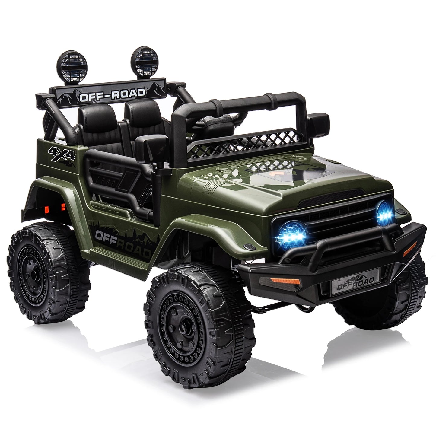 Kids Remote Control Ride On Truck with Bluetooth Connectivity