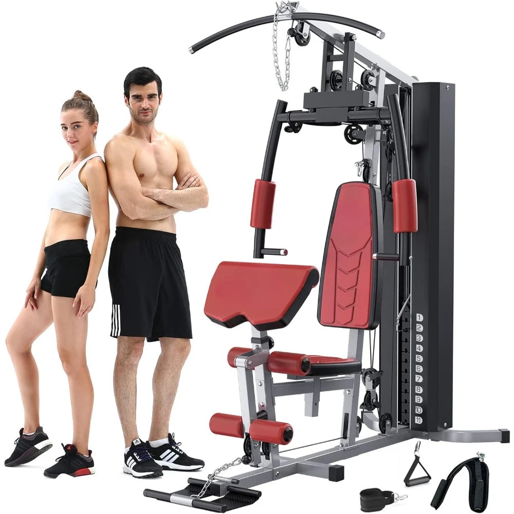 Multifunctional Workout Station, Pulley System, Full Body Training