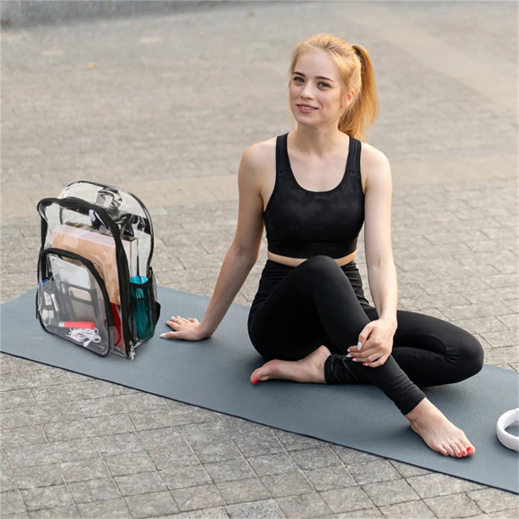 Large Clear Backpack For School Bookbag