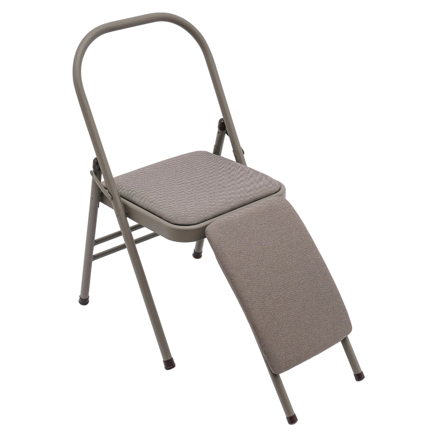 Foldable Yoga Auxiliary Chair with Lumbar Back Support