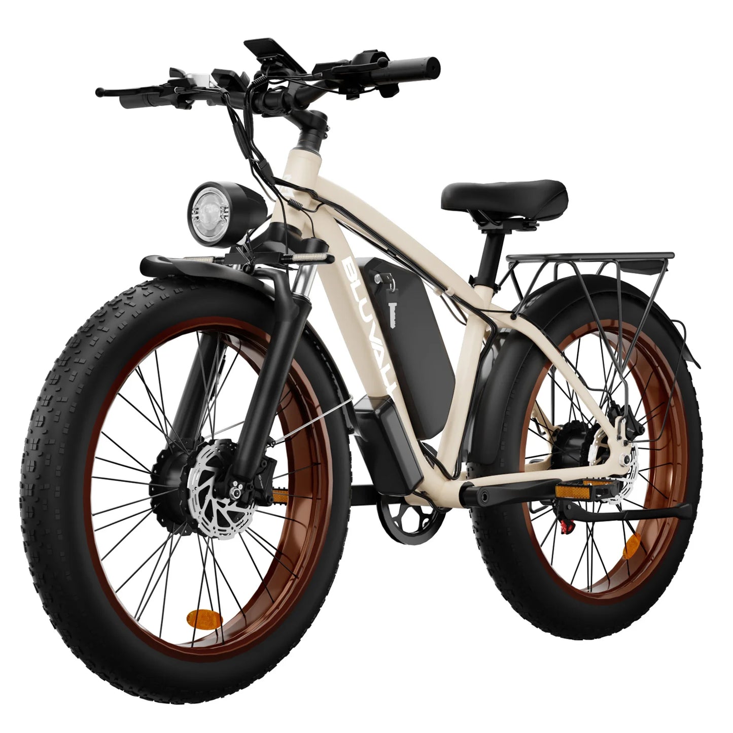 E-Bike Hidden Dual Battery Snow Beach Electric Bicycle