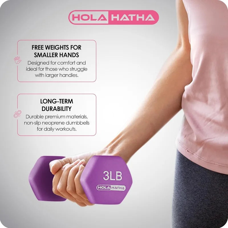 Dumbbell Free Hand Weight Set with Rack