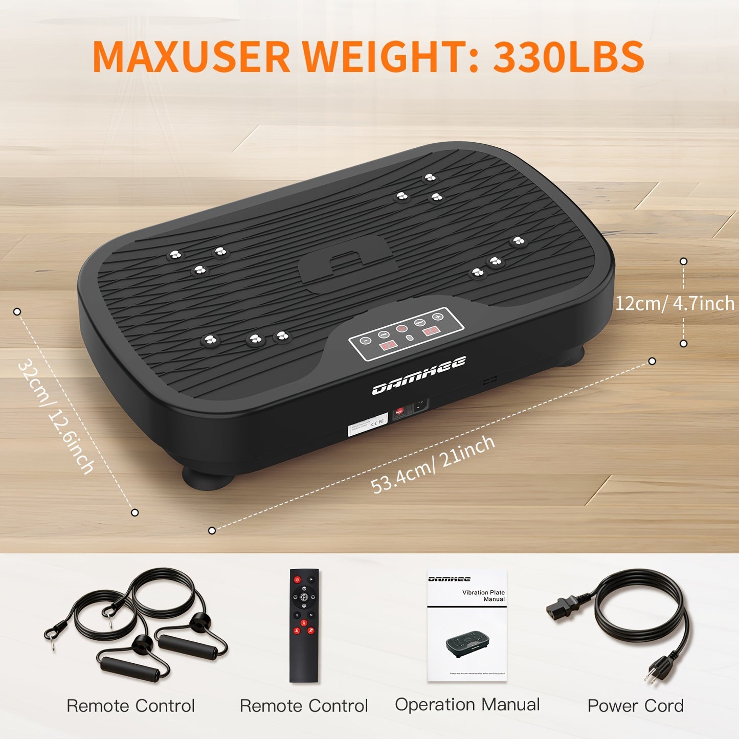 Whole Body Vibration Plate Exercise Machine