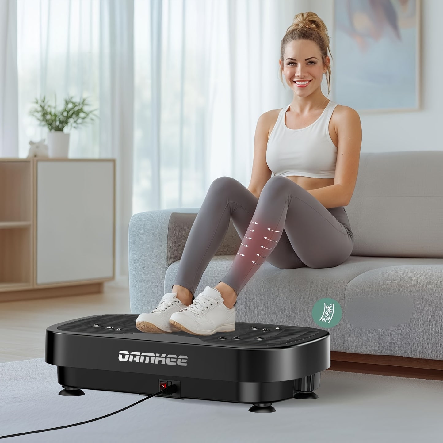 Whole Body  Vibration Plate Exercise Machine