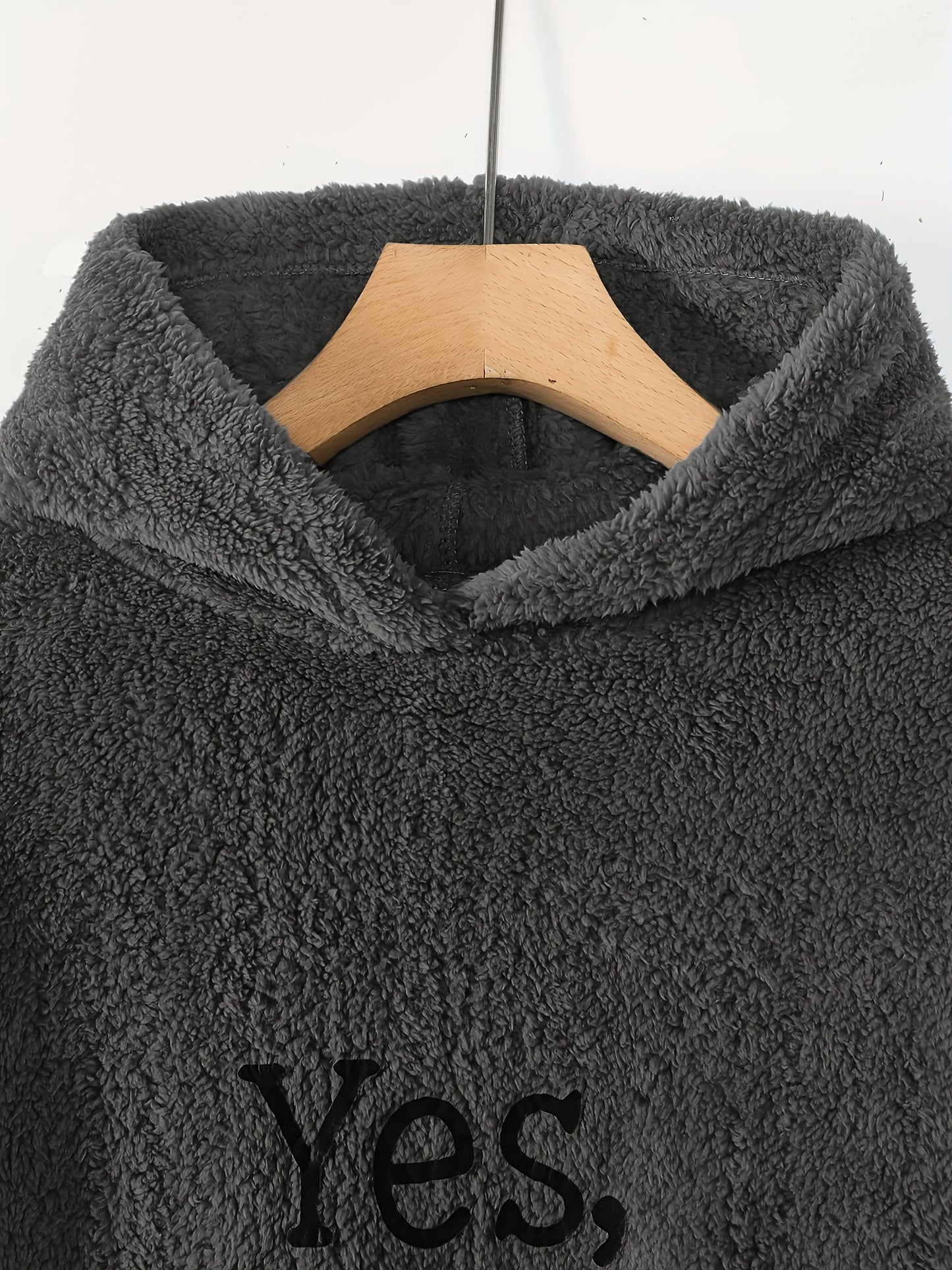 Women's Plus Size Casual Hooded Sweatshirt and Pajama Set