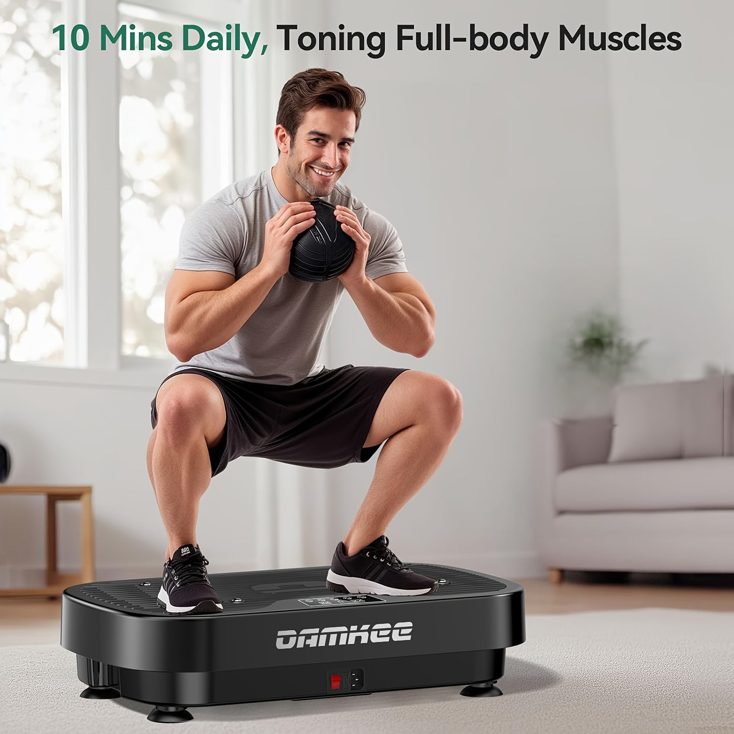 Whole Body  Vibration Plate Exercise Machine