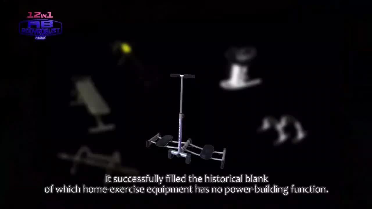Red Iron,  Adjustable Full Body Workout Machine - Core Strength & Ab Trainer