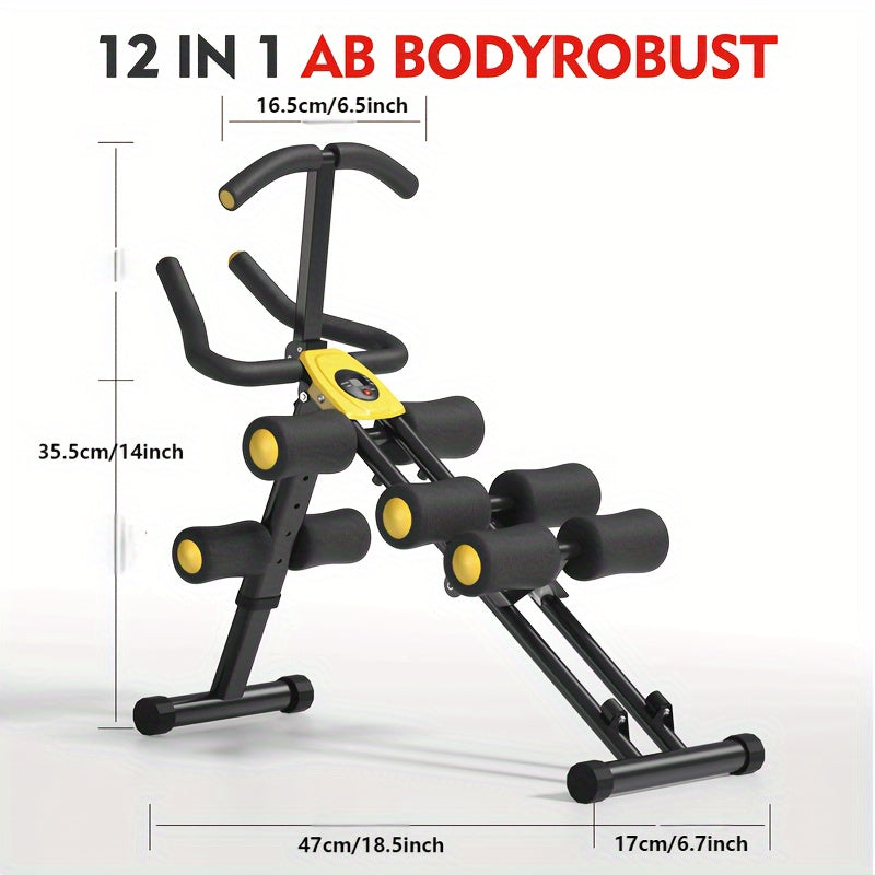Red Iron,  Adjustable Full Body Workout Machine - Core Strength & Ab Trainer