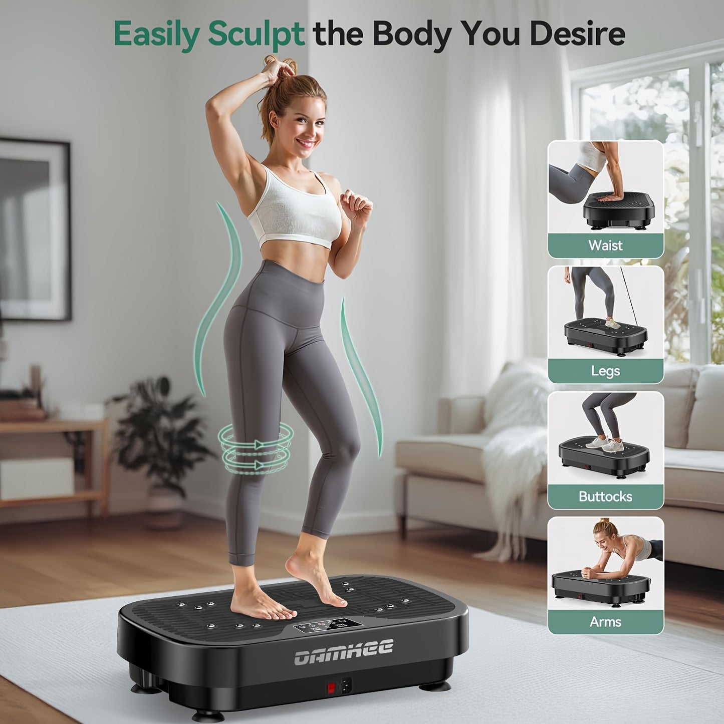 Whole Body  Vibration Plate Exercise Machine