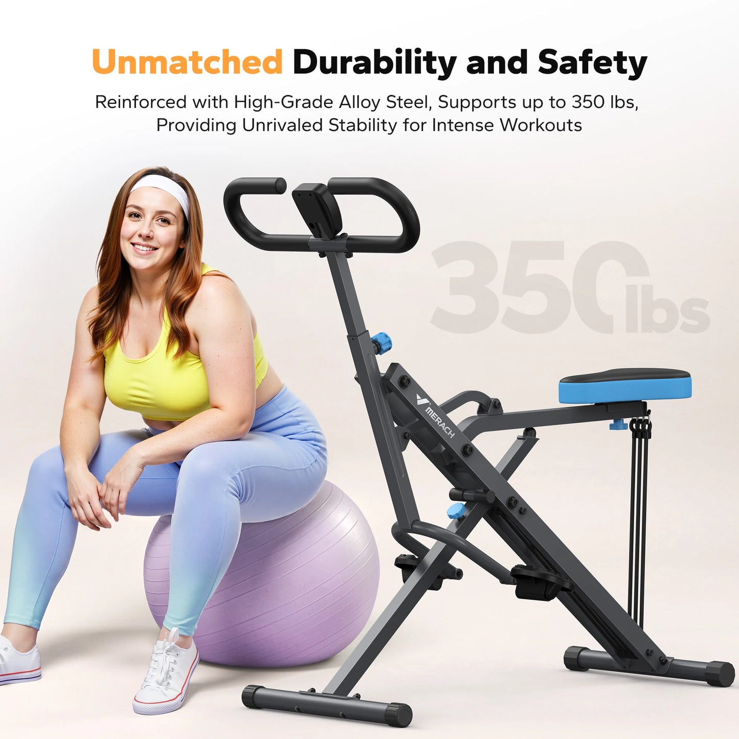 Squat Machine 2in1 Foldable Exercise Equipment Glute Trainer