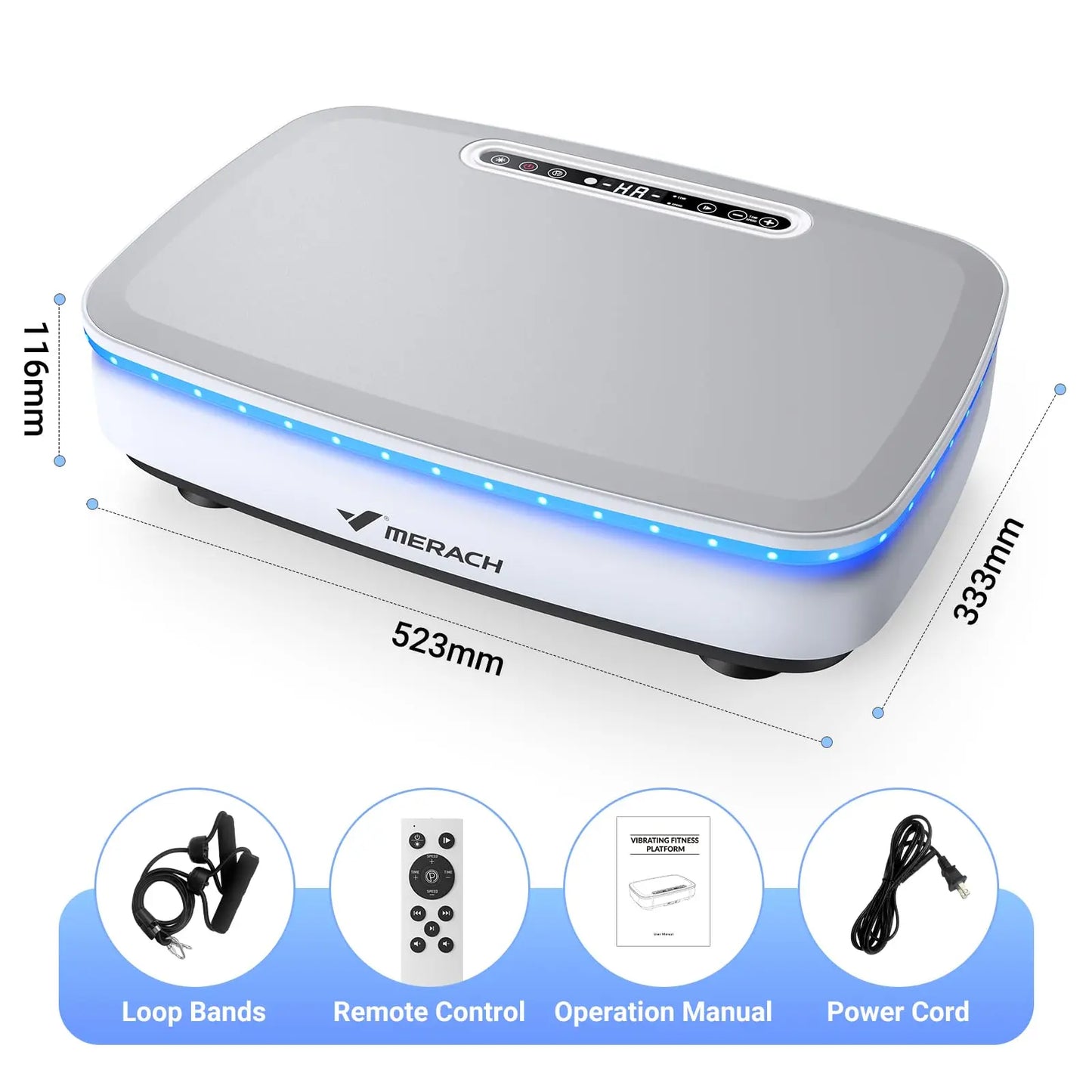 Vibration Plate Exercise Machine with Lymphatic Drainage
