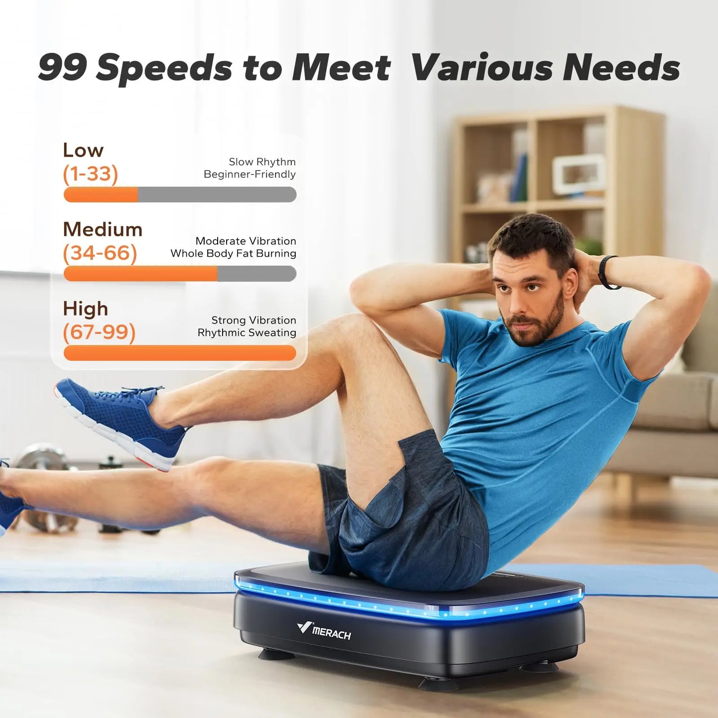Vibration Plate Exercise Machine with Lymphatic Drainage