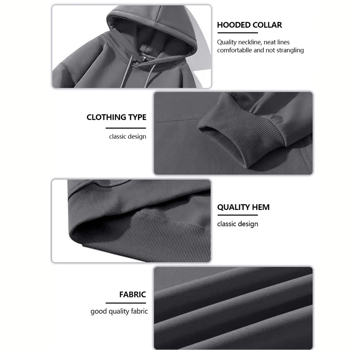 Heavyweight Fit Hooded Sweatshirt