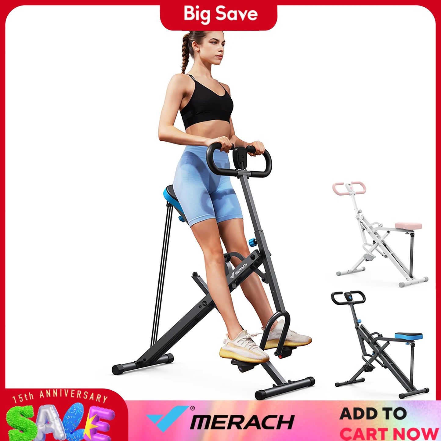 Squat Machine 2in1 Foldable Exercise Equipment Glute Trainer