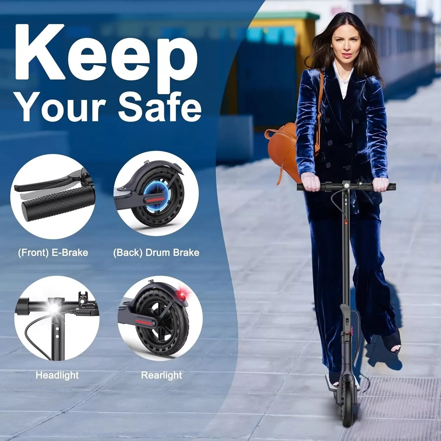 LP60 Electric Scooter with Smart Control and Folding Design