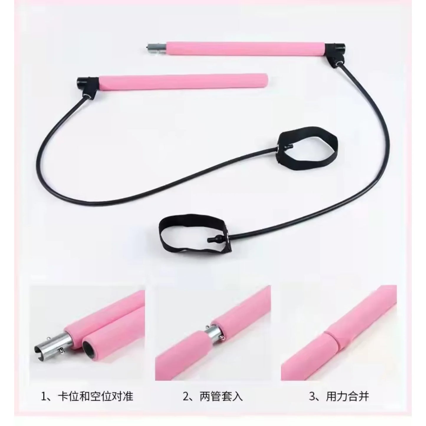 Yoga Pilates  Stick Stick Crossfit Resistance Bands Trainer Gym Muscle Toning  Fitness Stretching Sports Body Exercise