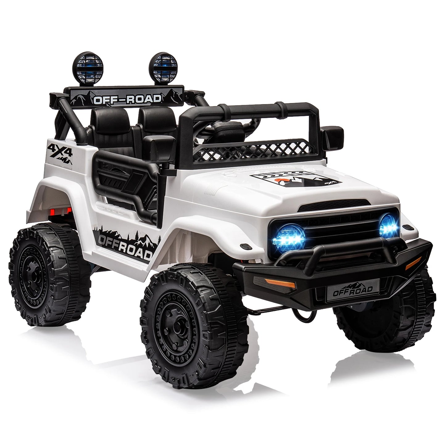 Kids Remote Control Ride On Truck with Bluetooth Connectivity