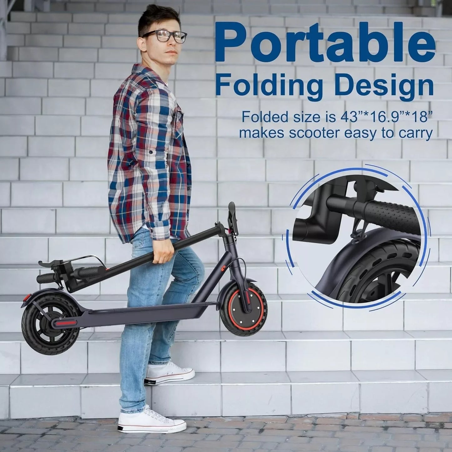LP60 Electric Scooter with Smart Control and Folding Design