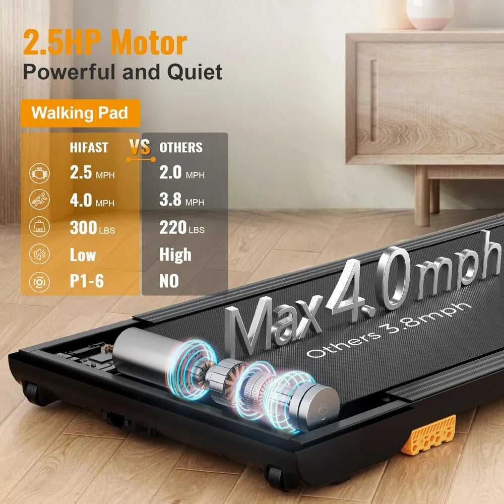treadmill, 4MPH, Remote Control, 300 Lbs Capacity, LED Display
