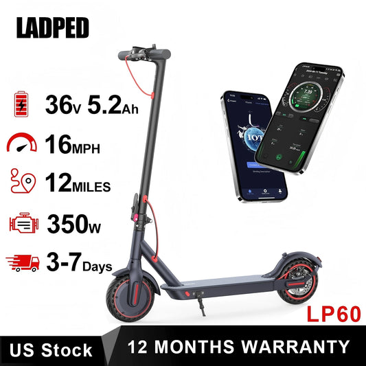 LP60 Electric Scooter with Smart Control and Folding Design