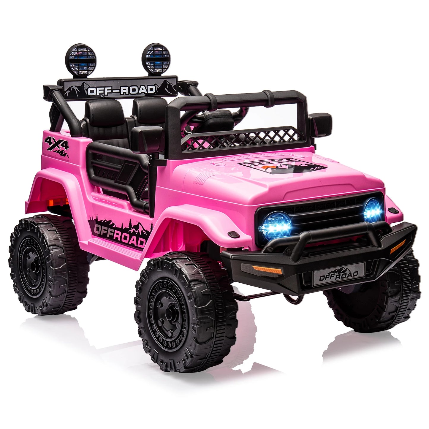 Kids Remote Control Ride On Truck with Bluetooth Connectivity
