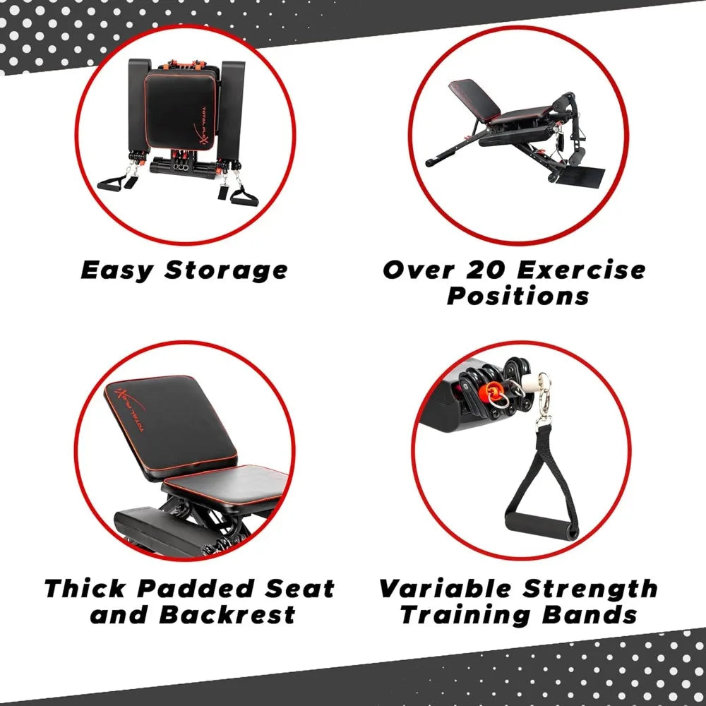 Fitness Equipment Versatile Exercises, Compact Design
