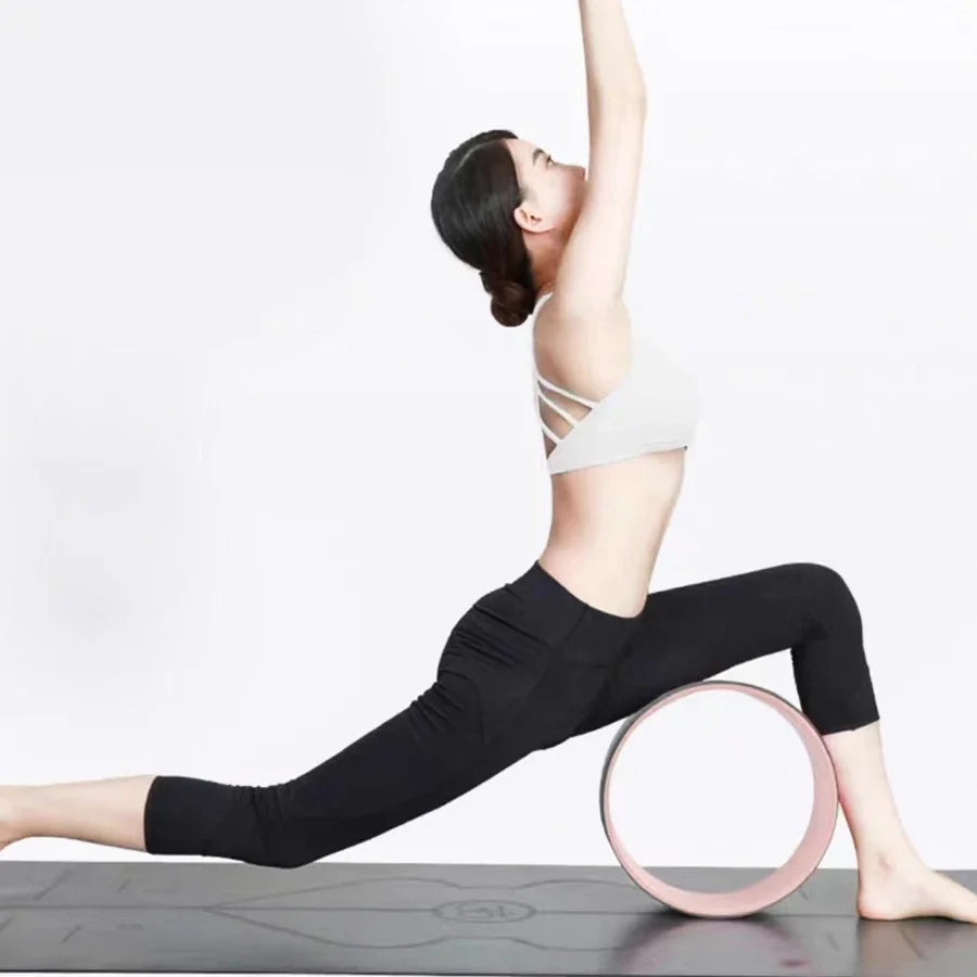 Yoga wheel open back yoga equipment Fitness Yoga wheel roller loop home Pilates circle Back roller Slant board Yoga accessories