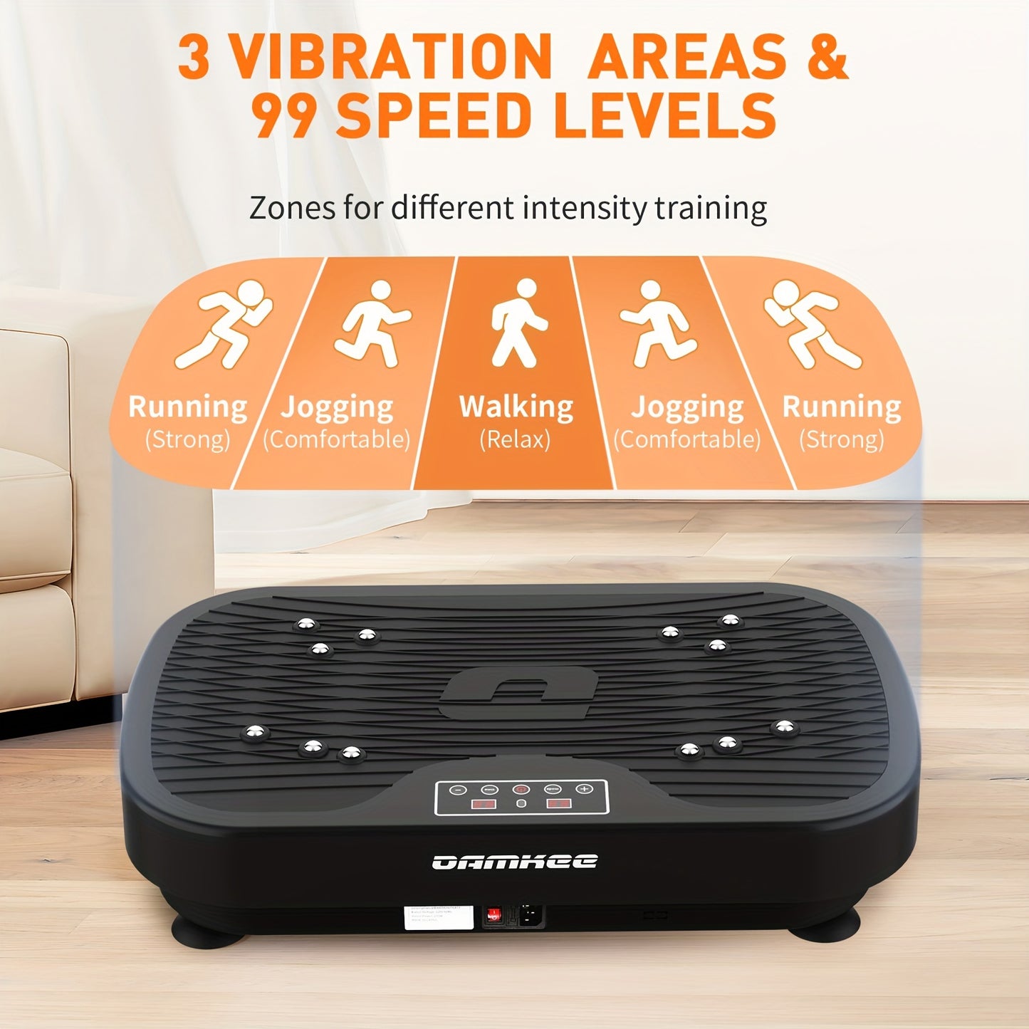 Whole Body  Vibration Plate Exercise Machine