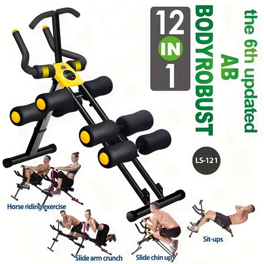 Red Iron,  Adjustable Full Body Workout Machine - Core Strength & Ab Trainer