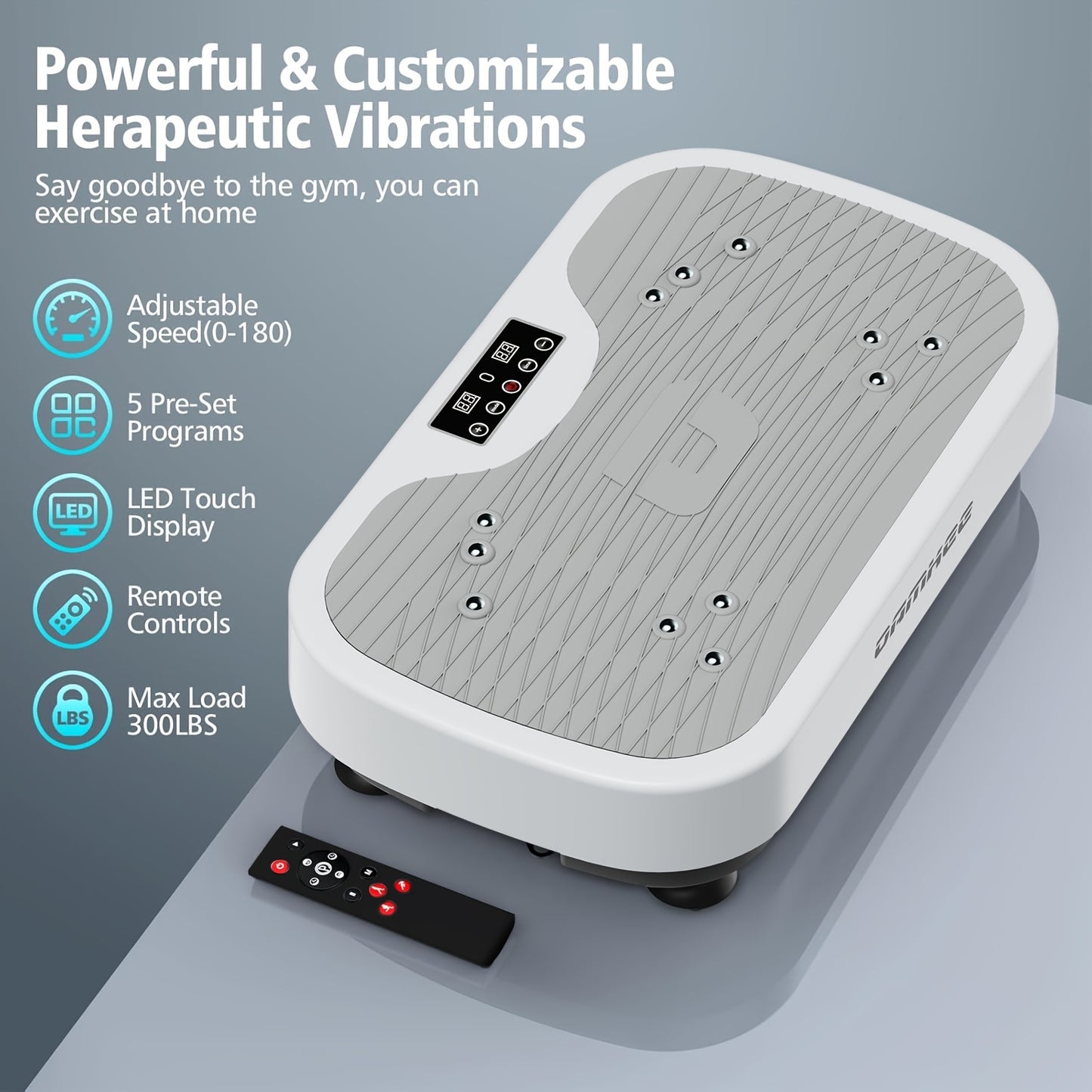[Silent Motor] Vibration Plate | Whole Body Workout & Lymphatic Drainage l Speed Control
