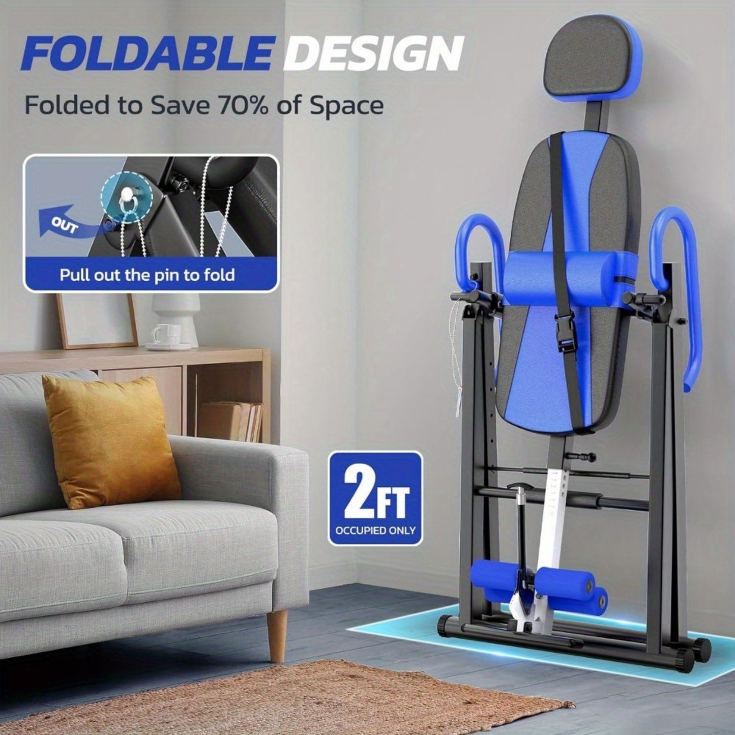 [Heavy-duty Gravity Inversion Machine] 300-pound Capacity